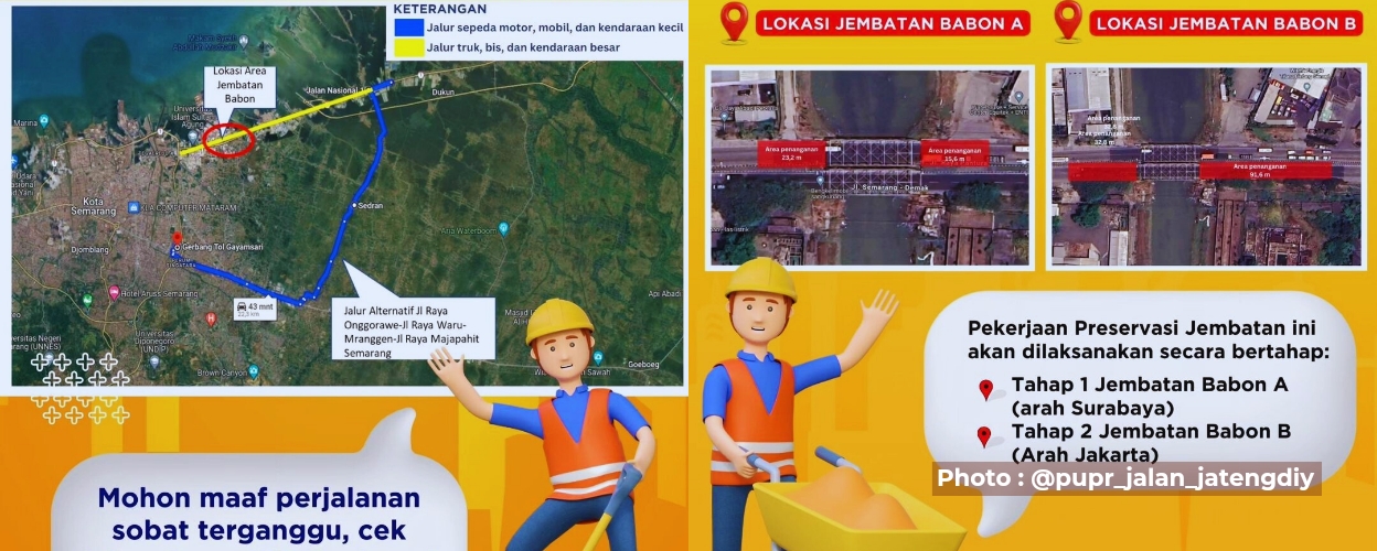 jembatan-kali-babon-direhab-begini-skema-penutupan-jalan-dan-jalur-alternatifnya