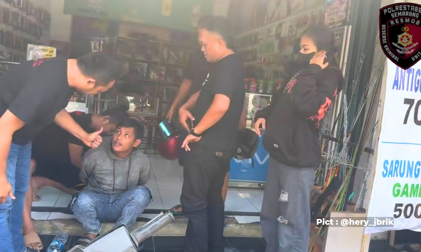 nampak-lesu-eksekutor-begal-sadis-berhasil-ditangkap-tim-polrestabes-semarang-di-magelang