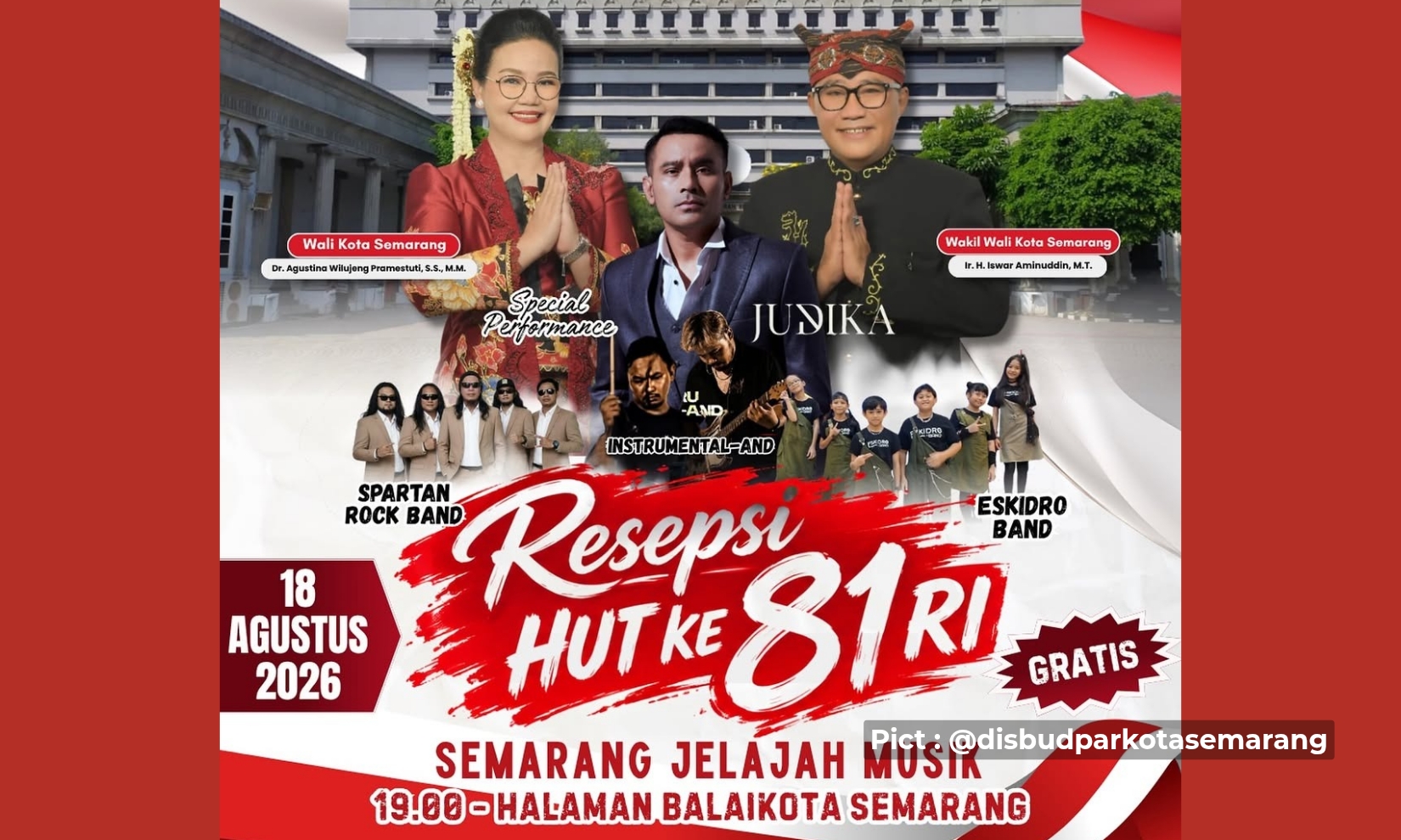 rayakan-hut-ri-ke-81-pemerintah-kota-semarang-gelar-event-musik-gratis-untuk-warga-di-balaikota