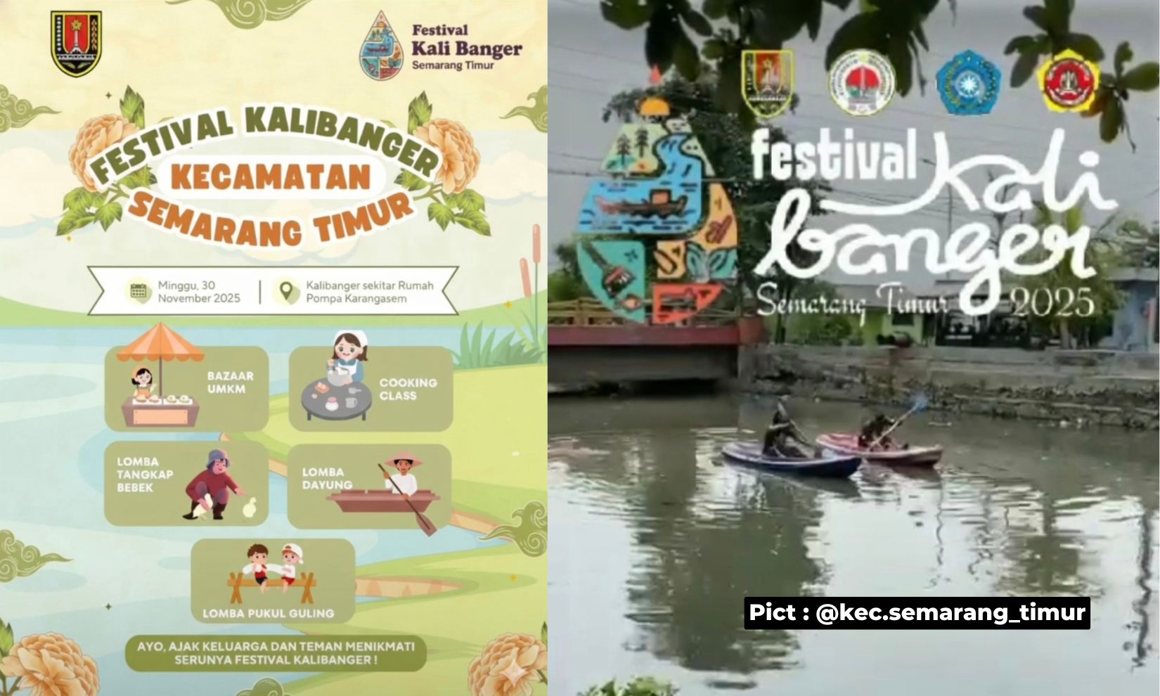 semarang-timur-punya-event-ada-lomba-dayung-sampai-ragam-kuliner-menarik-di-festival-kalibanger-yuk-merapat