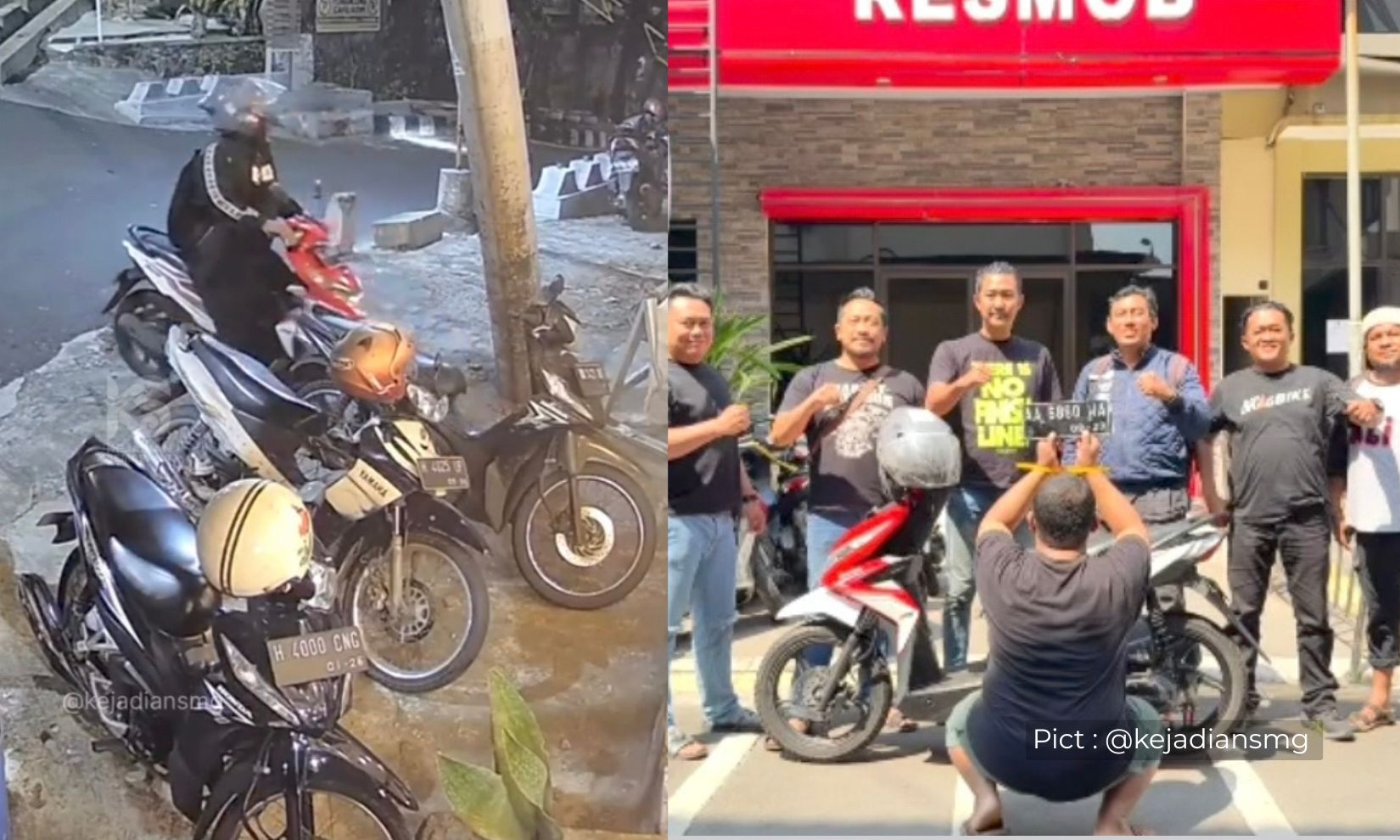 gerak-cepat-tim-resmob-polrestabes-semarang-pelaku-curanmor-di-gajahmungkur-diringkus-kurang-dari-24-jam