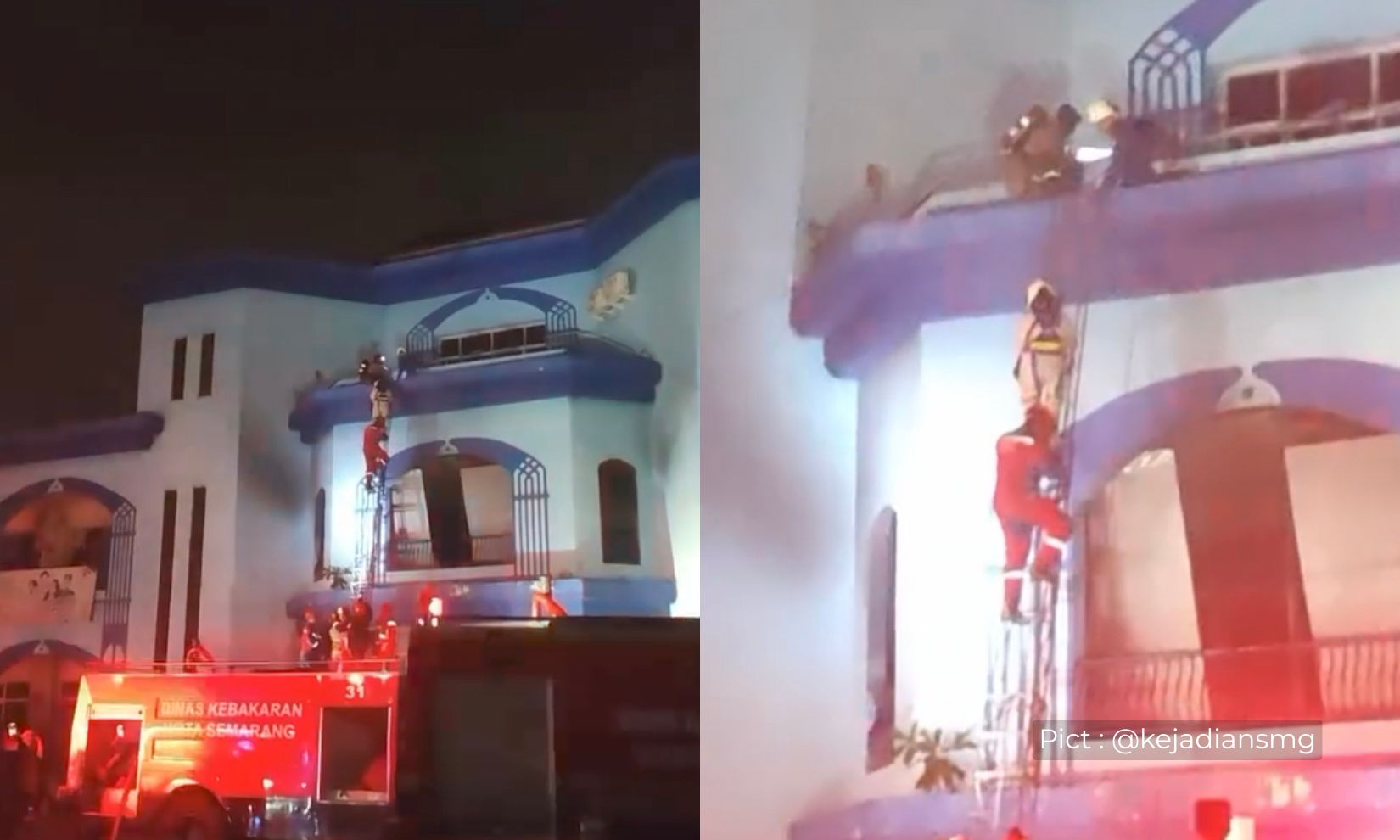 metro-sports-center-semarang-terbakar-lima-orang-sempat-terjebak-dalam-gedung